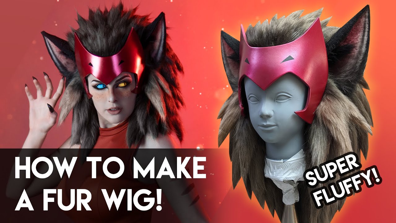 Fur Wig Cosplay Tutorial - Catra (Shera and the Princesses of Power)