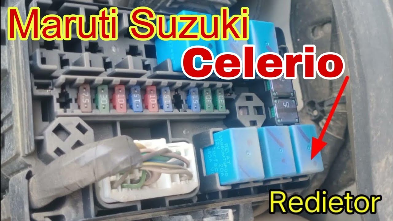 Maruti Celerio/Celerio X/ Auto Gear & Manual Fuse Box Details Full Explained