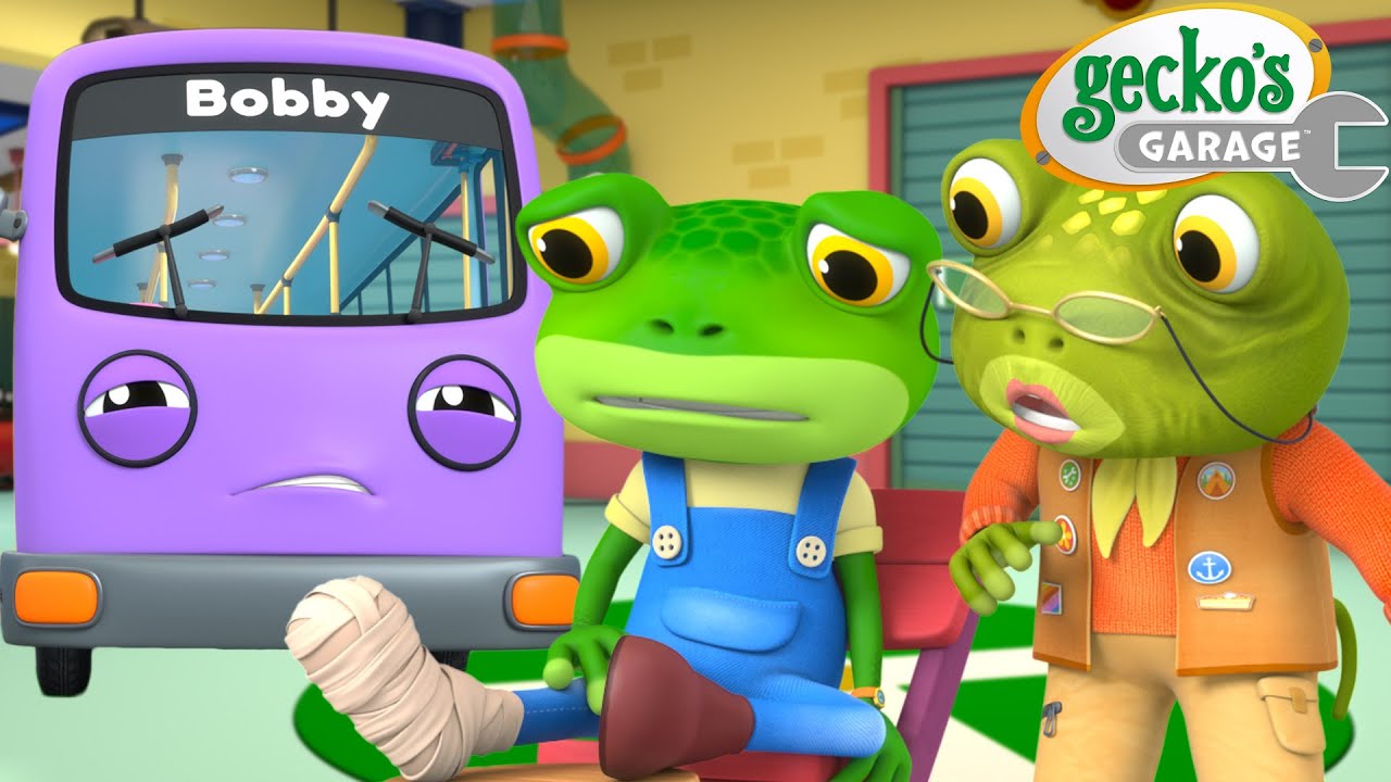 Gecko Gets a Boo Boo! | Gecko's Garage 🚚 | Cartoons For Kids | Toddler Fun Learning