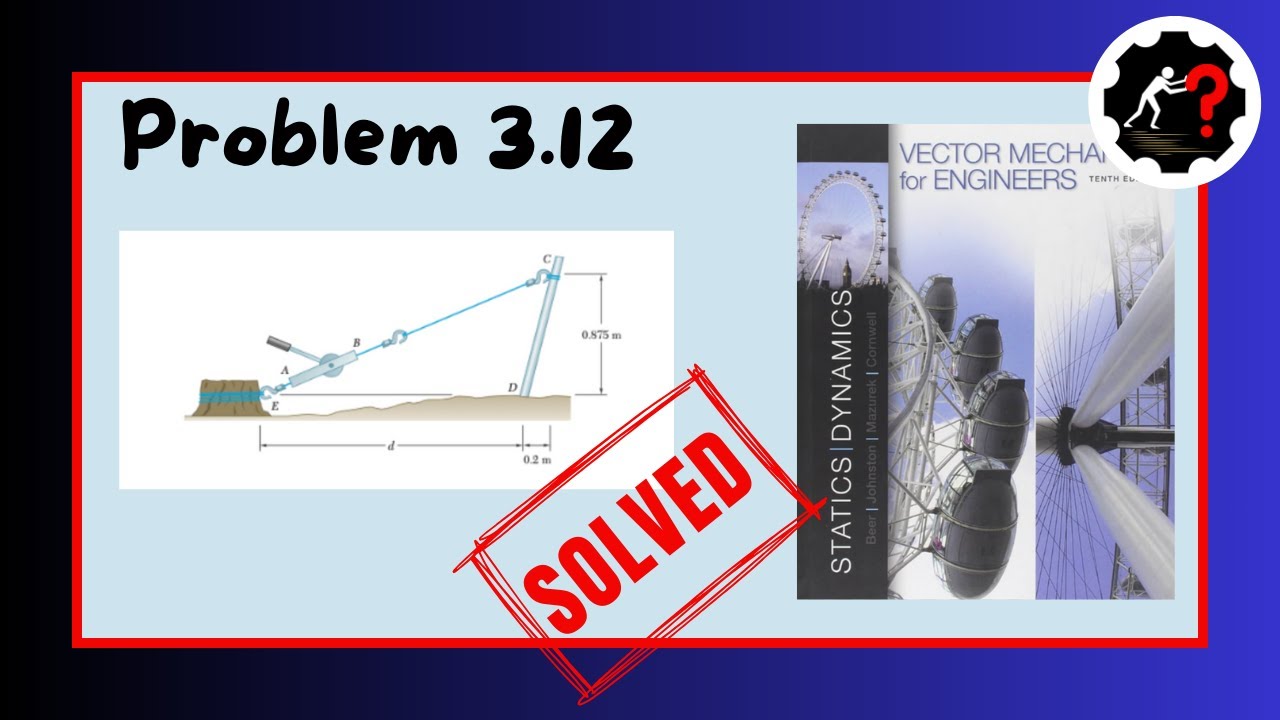Problem 3.12 | Engineering Mechanics Statics