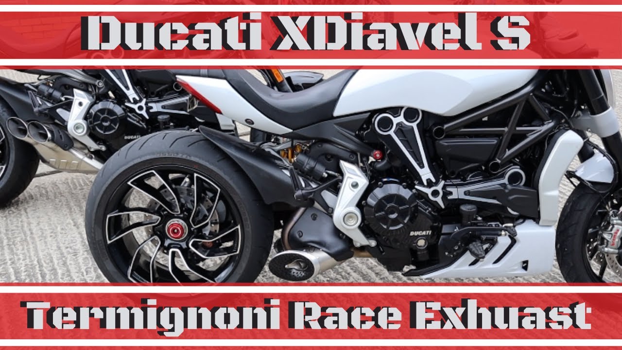 Ducati XDIAVEL S Termignoni Race Exhaust System Diavel Sound test
