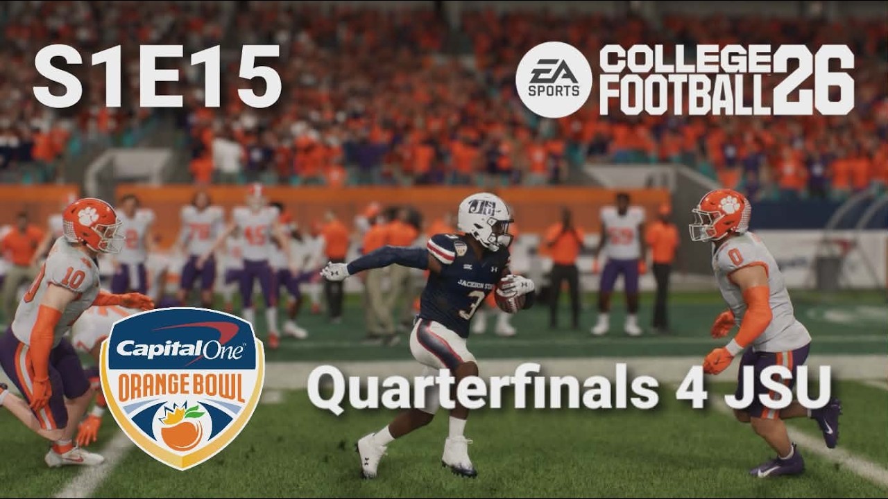 CFB26 Jackson State Teambuilder Dynasty CFP Quarterfinals vs Clemson