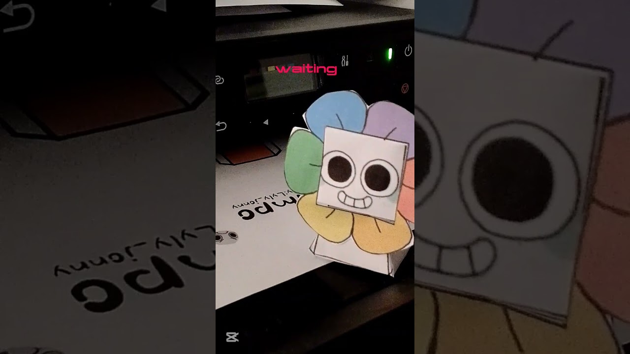 Shrimpson🦐🤑#papercraft #dandysworld #ibispaintx