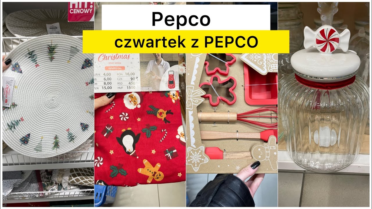 PEPCO ŚWIĄTECZNE FARTUSZKI SŁOICZKI PODKŁADKI SILIKONY PAPIERKI KUBKI I INNE