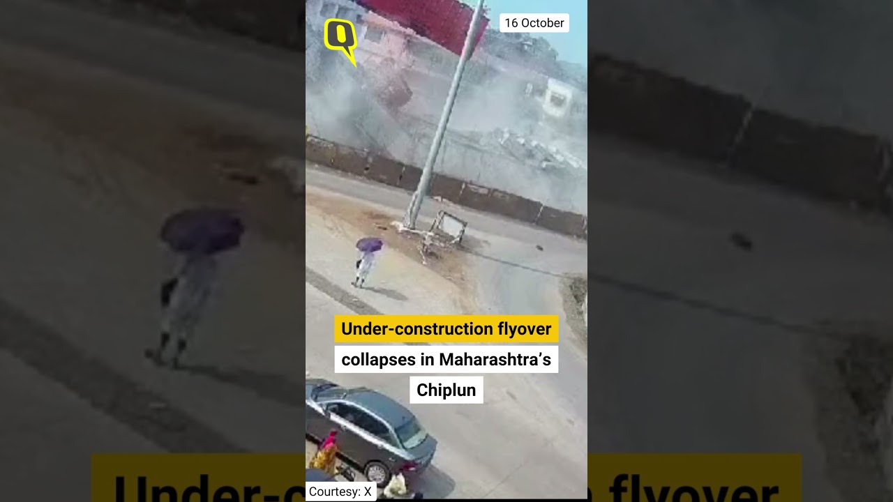 Under-construction Flyover Collapses in Maharashtra | The Quint