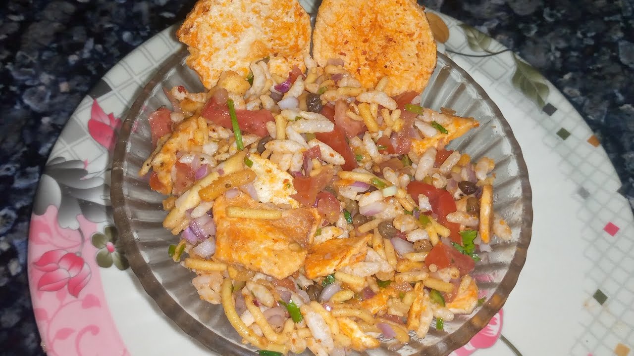 Indian Street Food Bhel Puri Chaat Recipe #bhelpuri #yummy #youtube #video