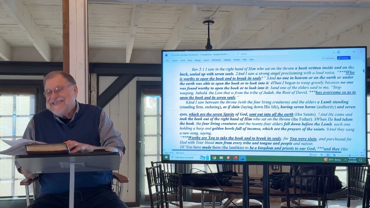The Lambkin Can Open The Book And Break Its Seals (pt 4) 1-14-26