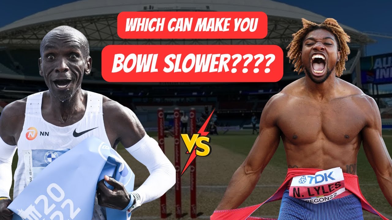 Can long distance running make fast bowlers bowl slower?