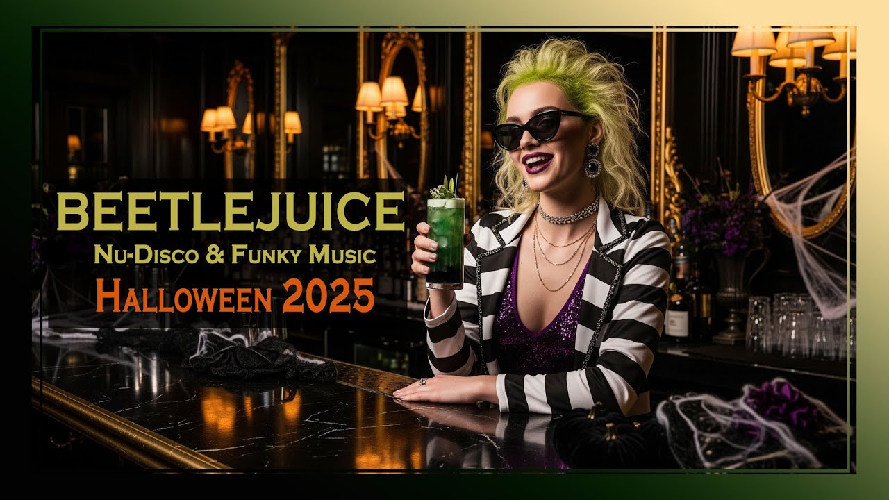 Beetlejuice Playlist 2025 | Spooky & Funky Nu-Disco Halloween Mix👻