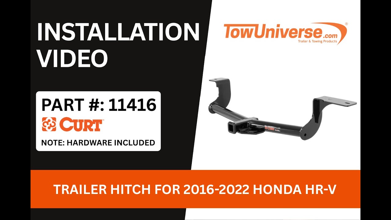 CURT 11416 Trailer Hitch Installation | 2016-2022 Honda HR-V | Step-by-Step Guide