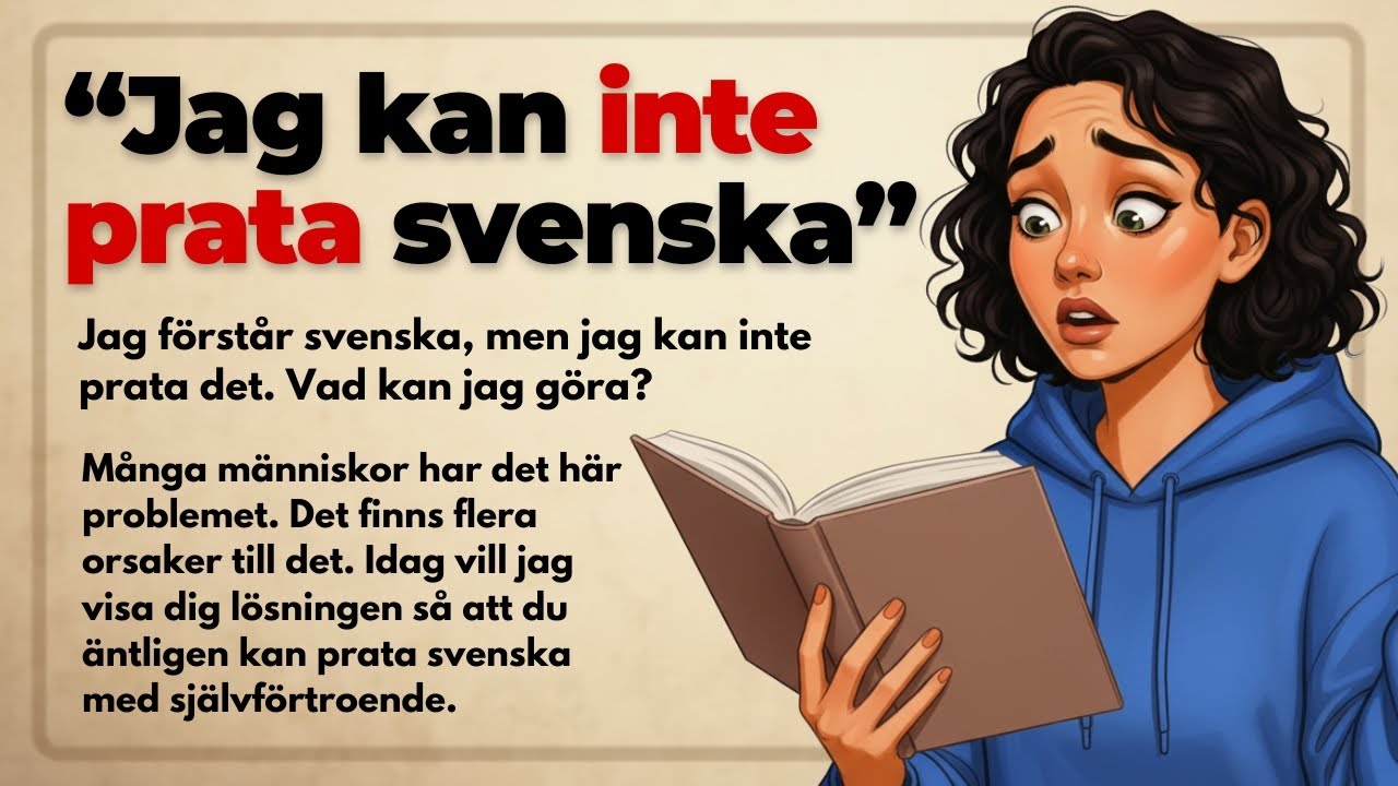 Jag förstår svenska – men varför kan jag inte prata?