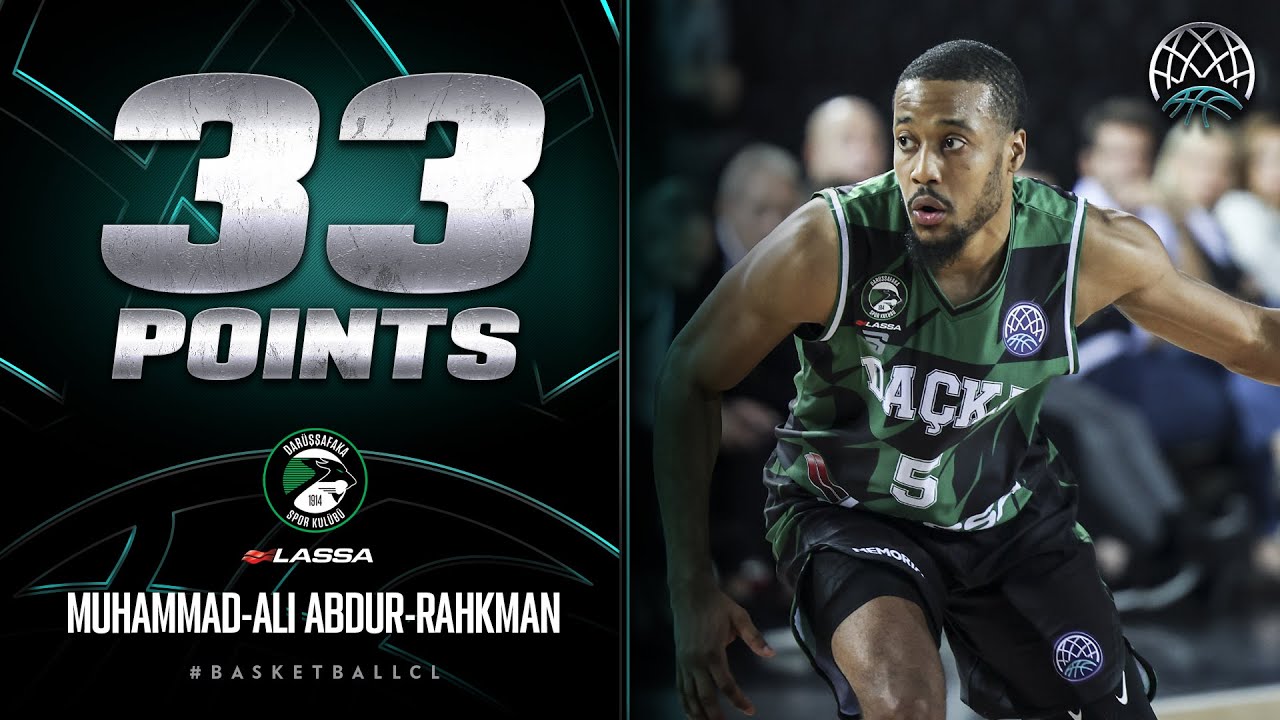 Muhammad-Ali Abdur-Rahkman (33 PTS | 41 EFF) | Player Highlights | DSK v VEF | #BasketballCL 2023-24