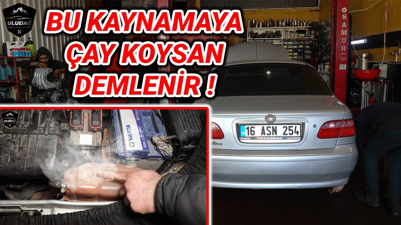 BU ARABA İÇİN BARAJ LAZIM SÜREKLİ SU EKSİLTİYOR! (Fiat Albea 1.4 Motor Silindir Kapak Revizyon)
