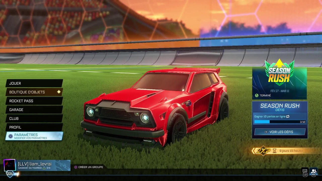 ⭕ Live rocket league fr venez voc discord ⭕