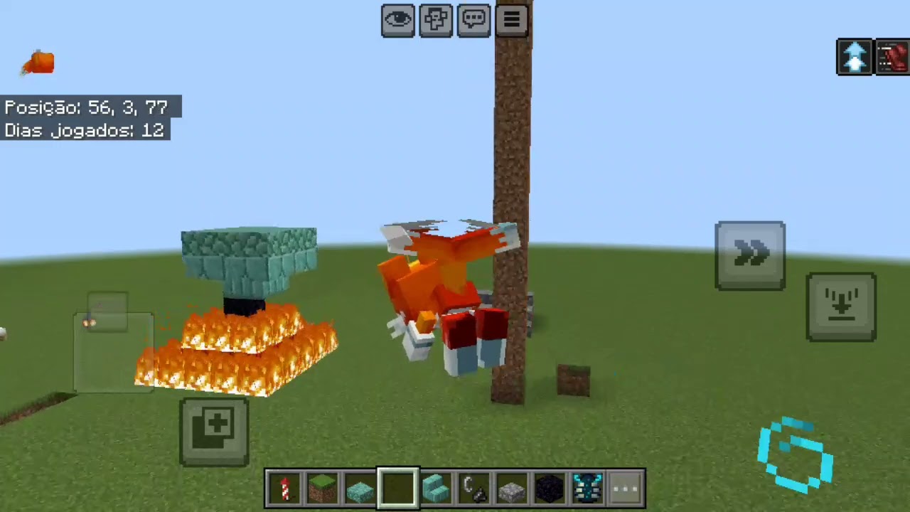 Sonic the hedgehog skin pack In Minecraft bedrock start run. Can fly