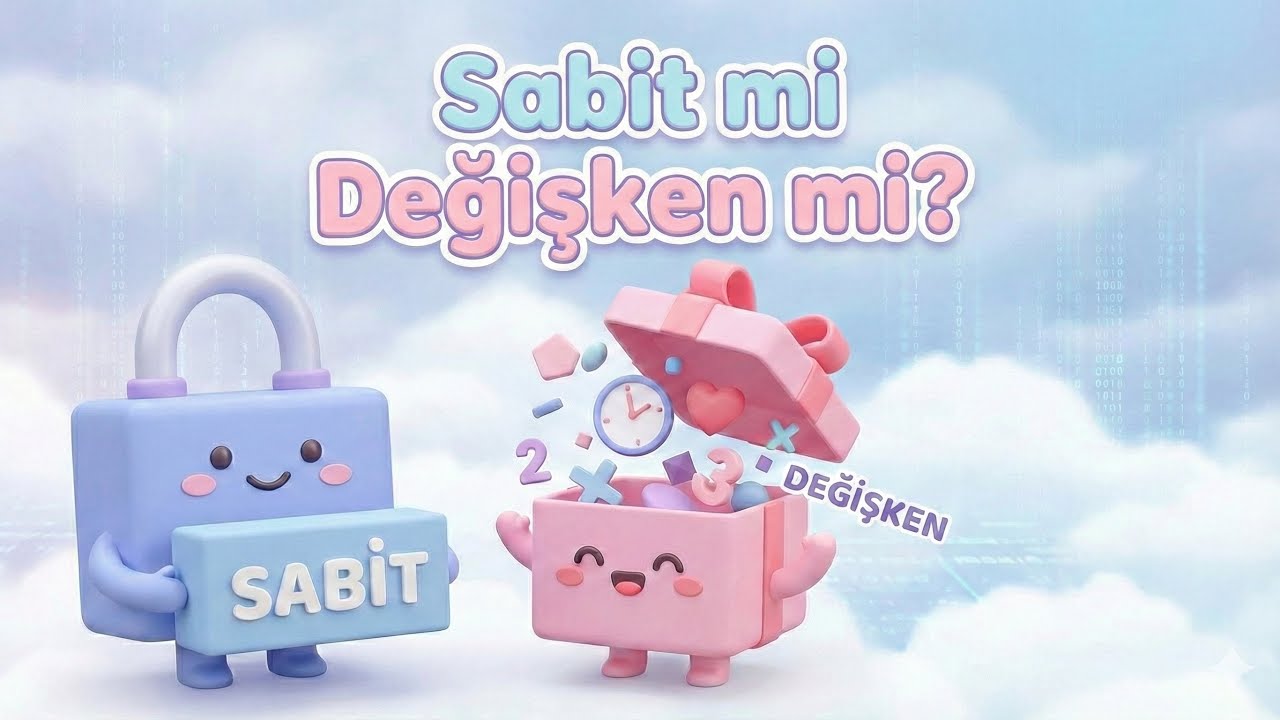 Sabit mi Değişken mi? | 6. Sınıf Bilişim Teknolojileri ve Yazılım Dersi