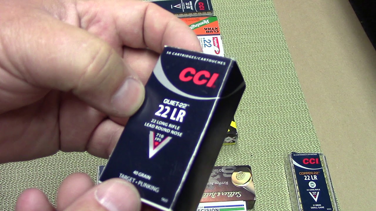 Обзор мелкокалиберных патронов  22 Lr