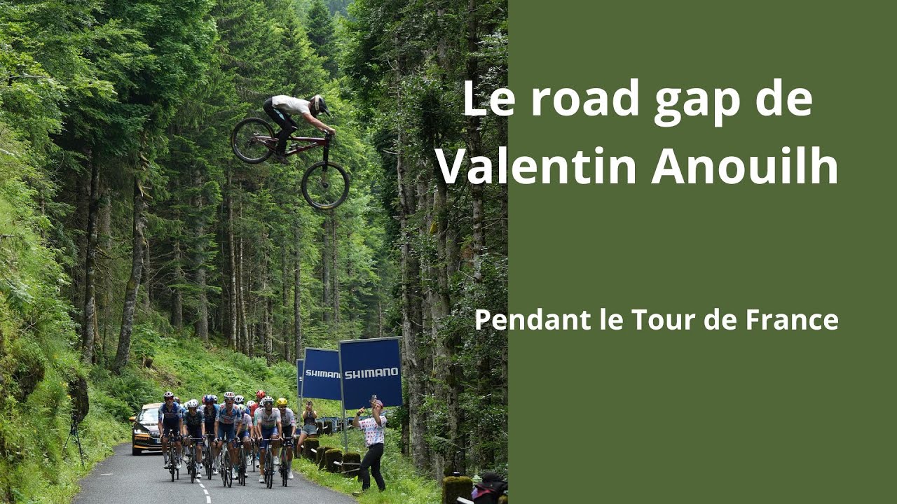 Road gap de Valentin Anouilh au Tour de France 2024