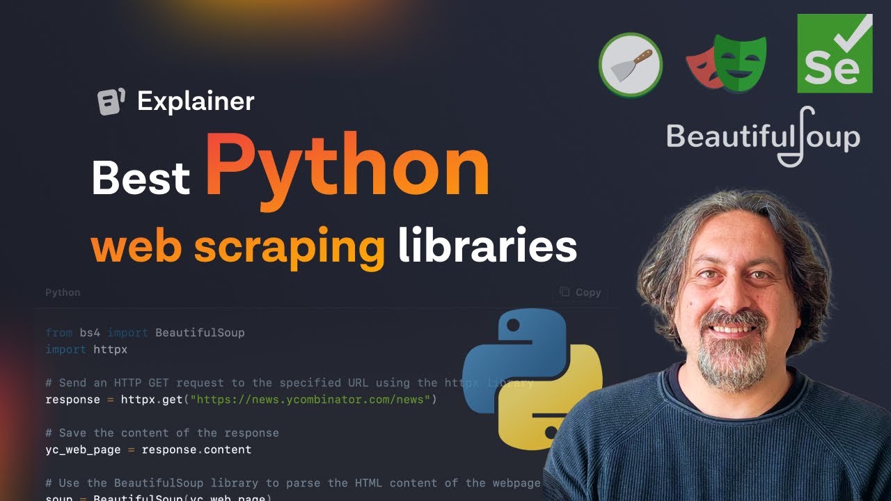 Какие библиотеки Python для веб-скрапинга являются лучшими?