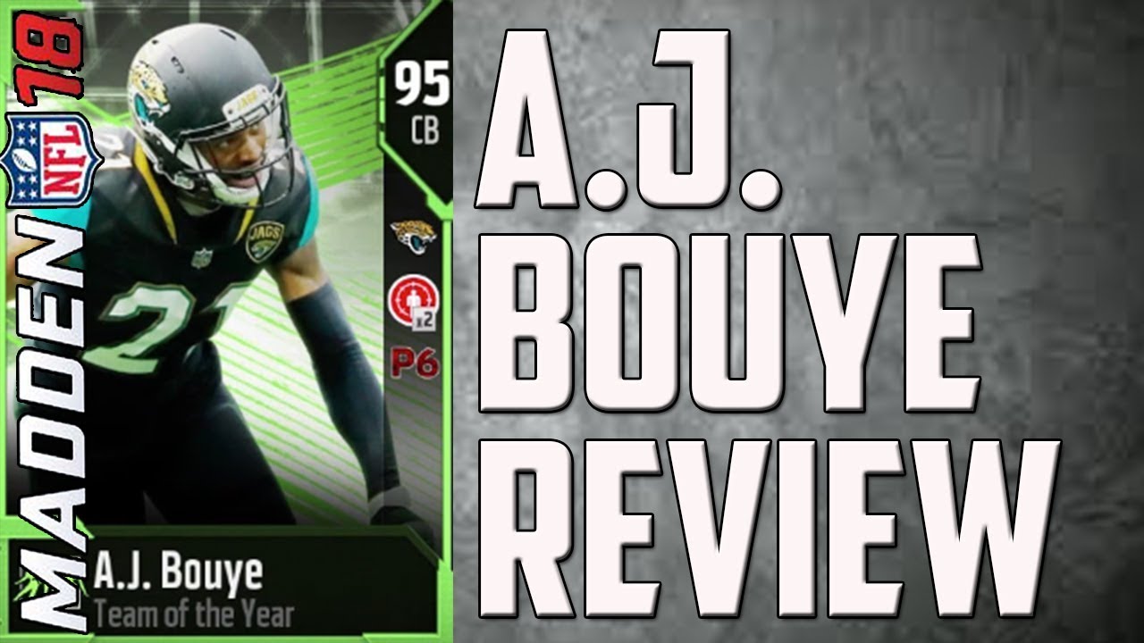 How Good is 95 Overall A.J. Bouye? MUT 18 Player Review