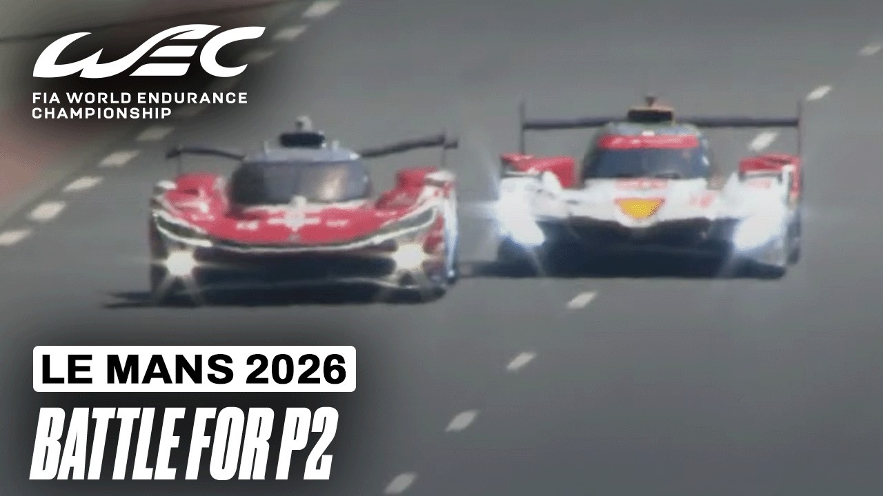 EPIC Battle for Second Place | 24 Hours of Le Mans 2026 | FIA WEC