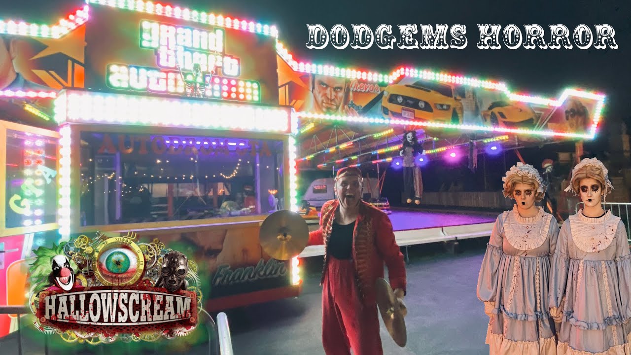Dodgems with Horror Actors at York Maze Halloween 🎃 | Hallowscream Live Scare Experience