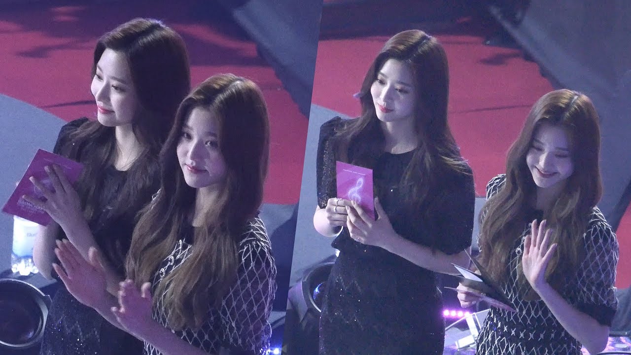 시상자로 나선 장원영, 김민주 Jang Wonyoung, Kim Minju : 아이즈원 IZ*ONE : Edited Fancam : 잠실 190123