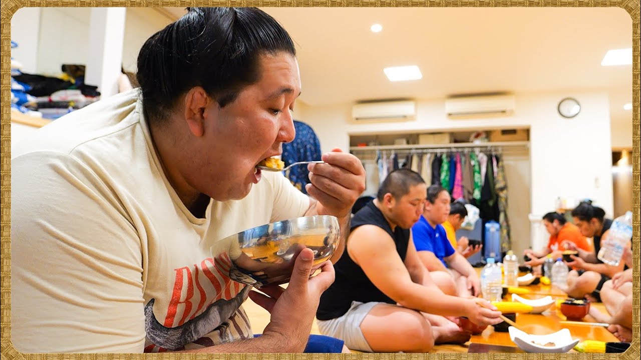 【相撲飯】チャーハン・颯雅の唐揚げ・とうもろこし・塩ちゃんこ鍋 ／ 9月場所前に調子の良かった3人発表