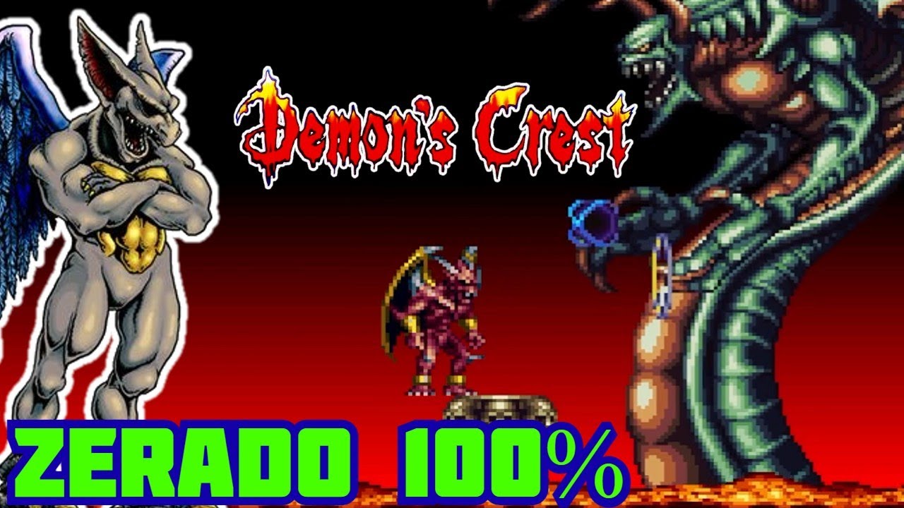 Demon's Crest 100% - ZERADO - Todos os itens e chefes derrotados - Dark Demon também