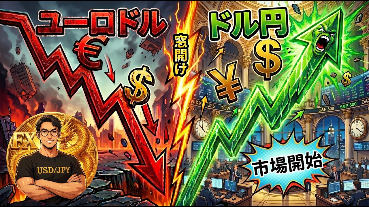 【FXライブ配信】ドル円は1時間足の攻防戦！ユーロドルから読み解く（第37回）