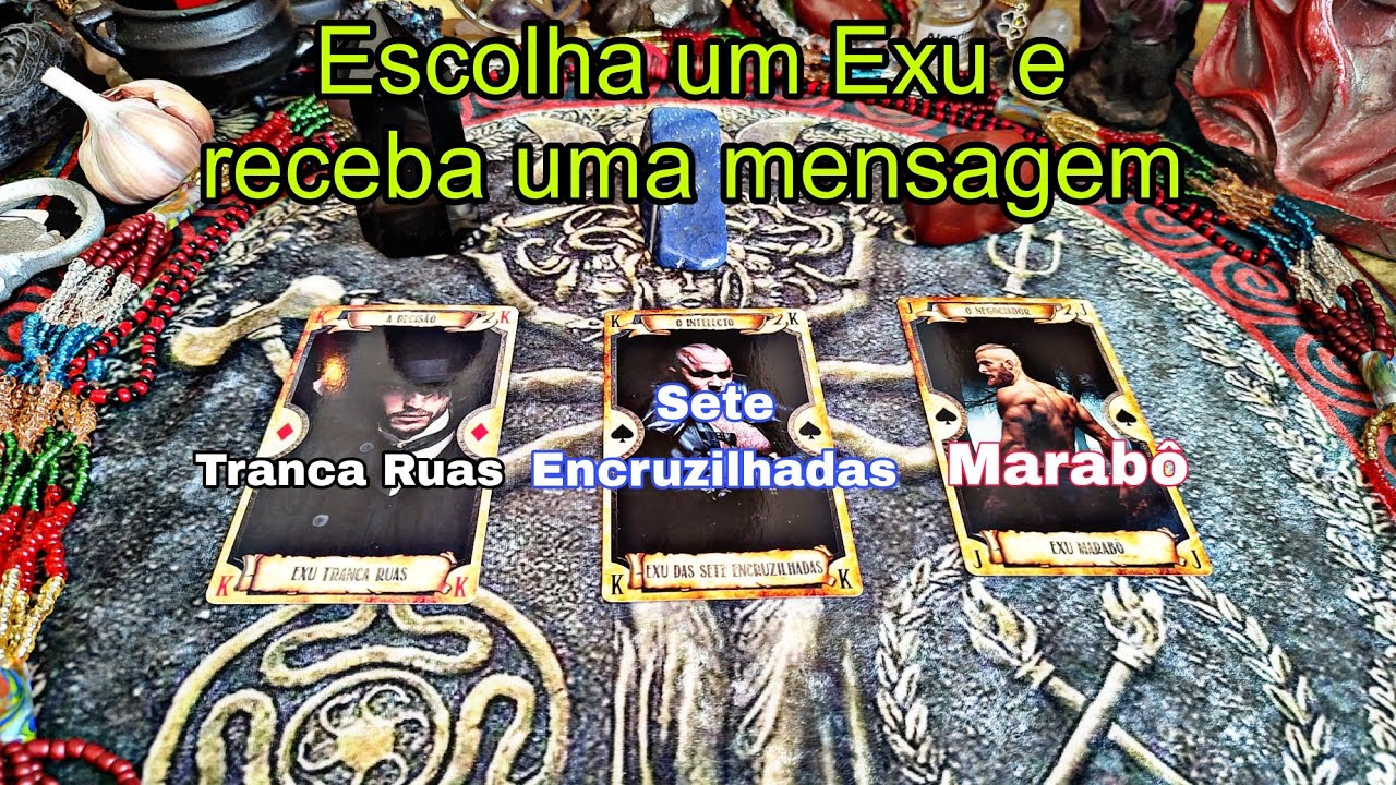 🍀ESCOLHA UM EXU E RECEBA UMA MENSAGEM