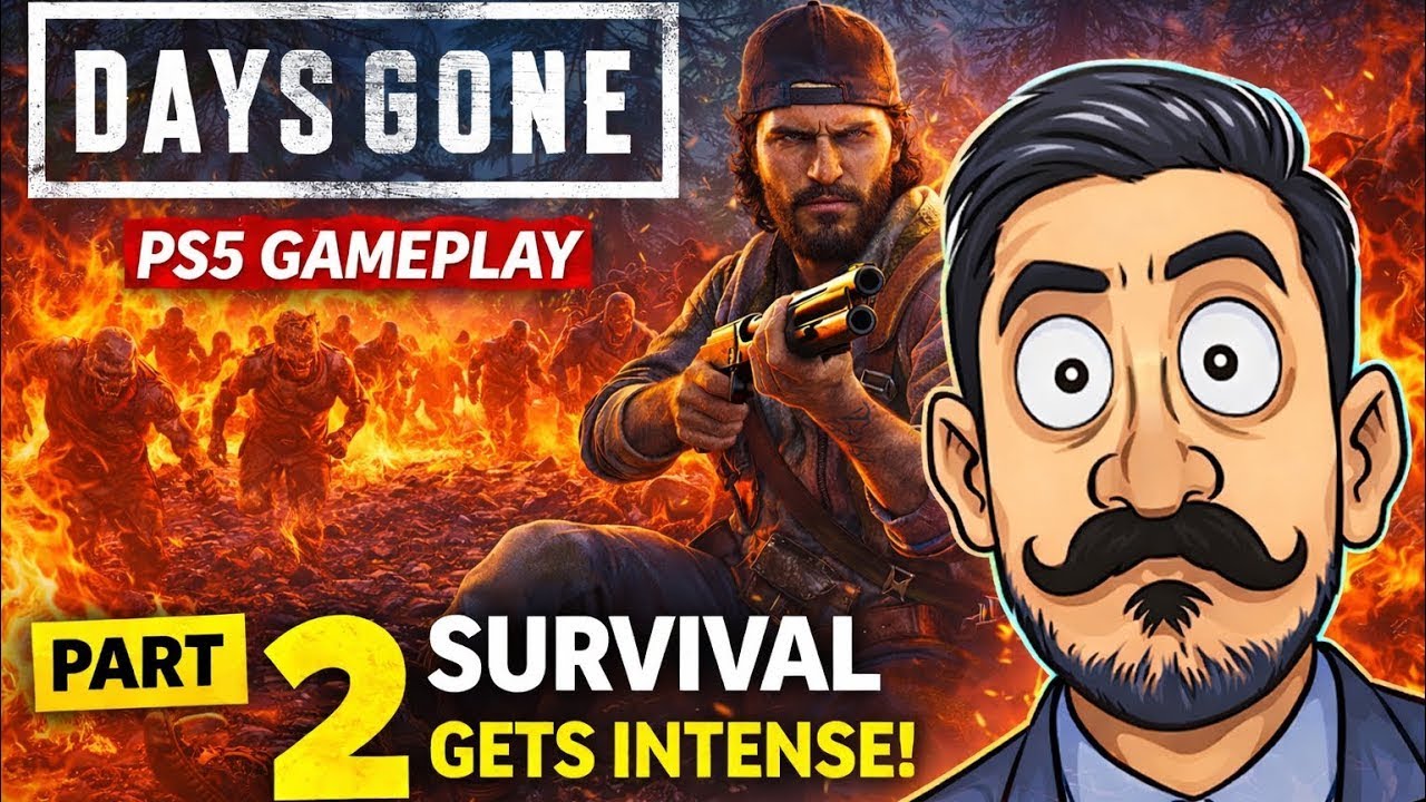 Days Gone Gameplay Part 2 | PS5 | Survival Gets Intense 🔥