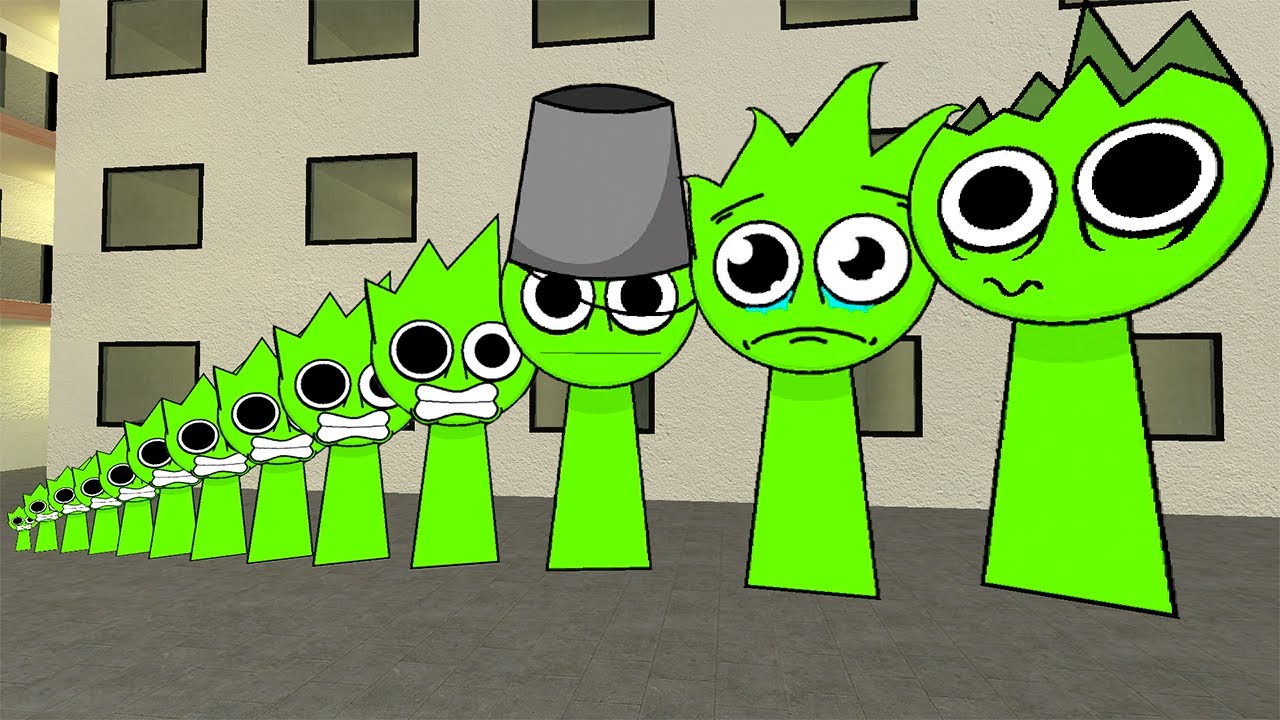 All the Sizes of Sprunki OWAKCX want me to help them