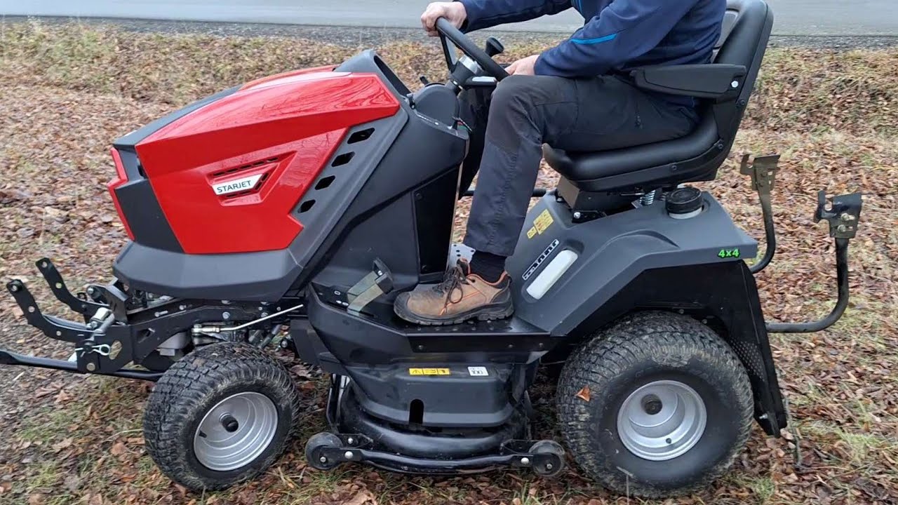 Garden tractor SECO Starjet P6 4x4 #gardentractor #lawnmower #rasenm&auml;her 