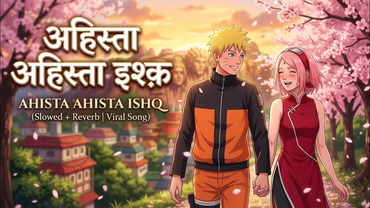 Ahista Ahista Ishq 🌸 Naruto x Sakura | Slowed + Reverb | Dheere Dheere Viral Song