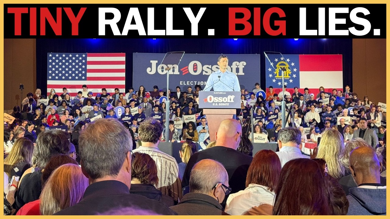 Ossoff's TINY Rally Proves Why Democrats Will LOSE in 2028!