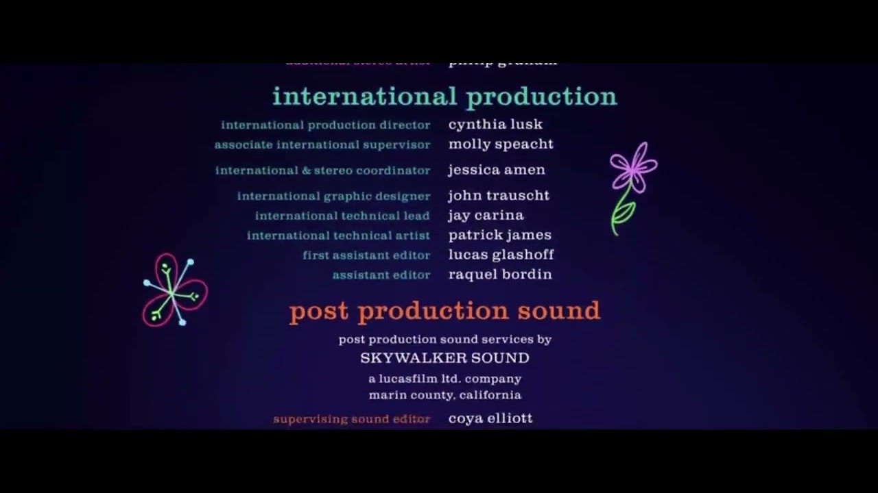 Hyper lapse of the Inside Out 2 end credits