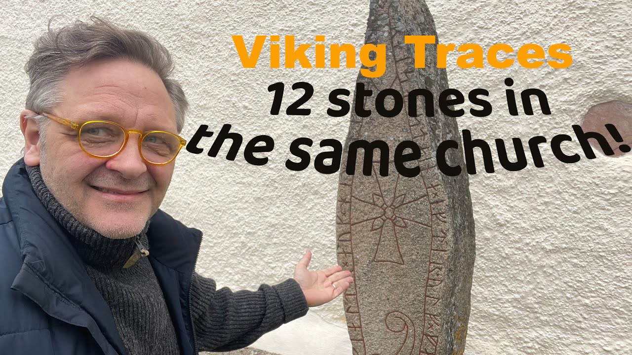 12 runestones from the Viking age in Fresta church