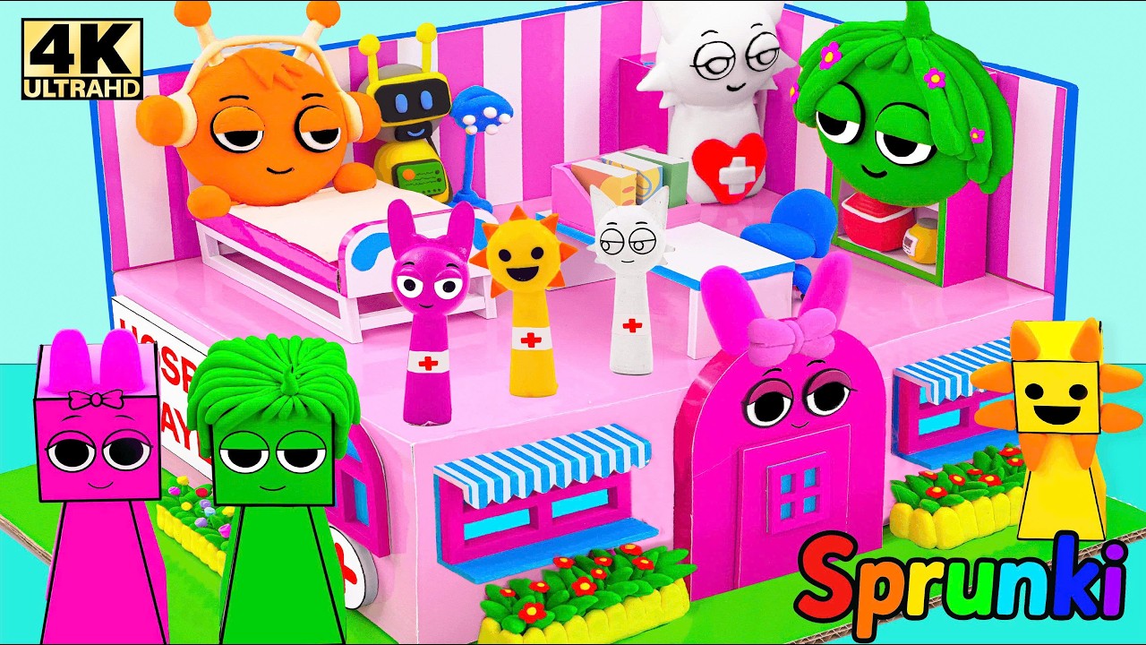 SPRUNKI Pinki Toy Satisfying with Unboxing Color House Playset ASMR ✨ Funny Toys