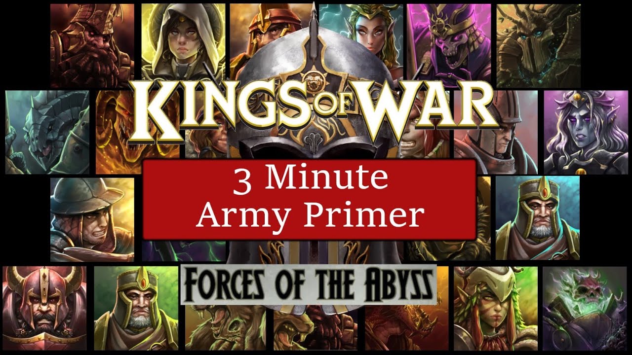 Kings of War 3 minute army primer - Forces of the Abyss