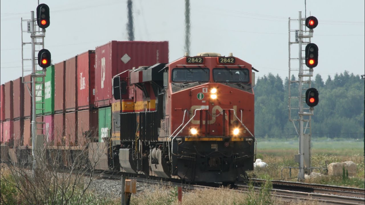 CN LEADER! Railfanning the CPKC mactier sub (JUL 30, 2025)