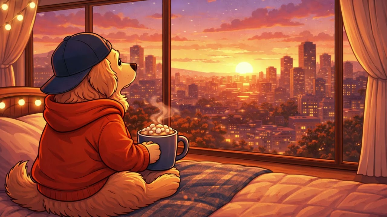 Study time. Chill City Lofi beats to relax and study to.