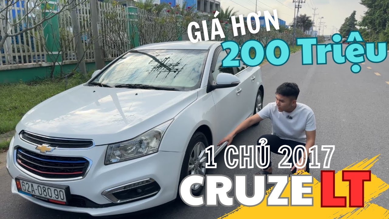Xe Mới Về ! Chevrolet Cruze LT 2017 (xe zin 1 Chủ Mua Mới) Gía HƠN 200 TRIỆU XÍU...!