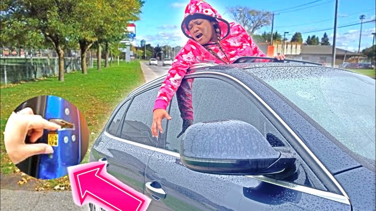 TRAPPING MY WIFE IN THE CAR ON CHILD LOCK..