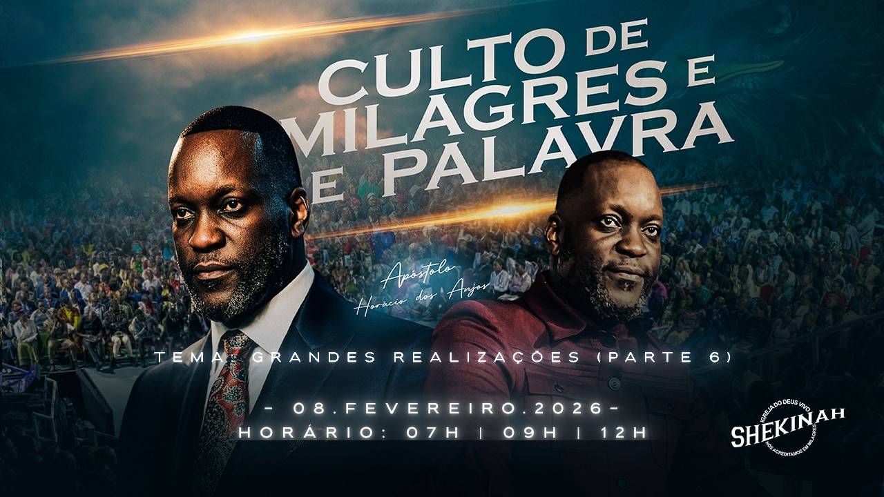 CULTO DE MILAGRES E PALAVRA II APÓSTOLO: HORÁCIO DOS ANJOS