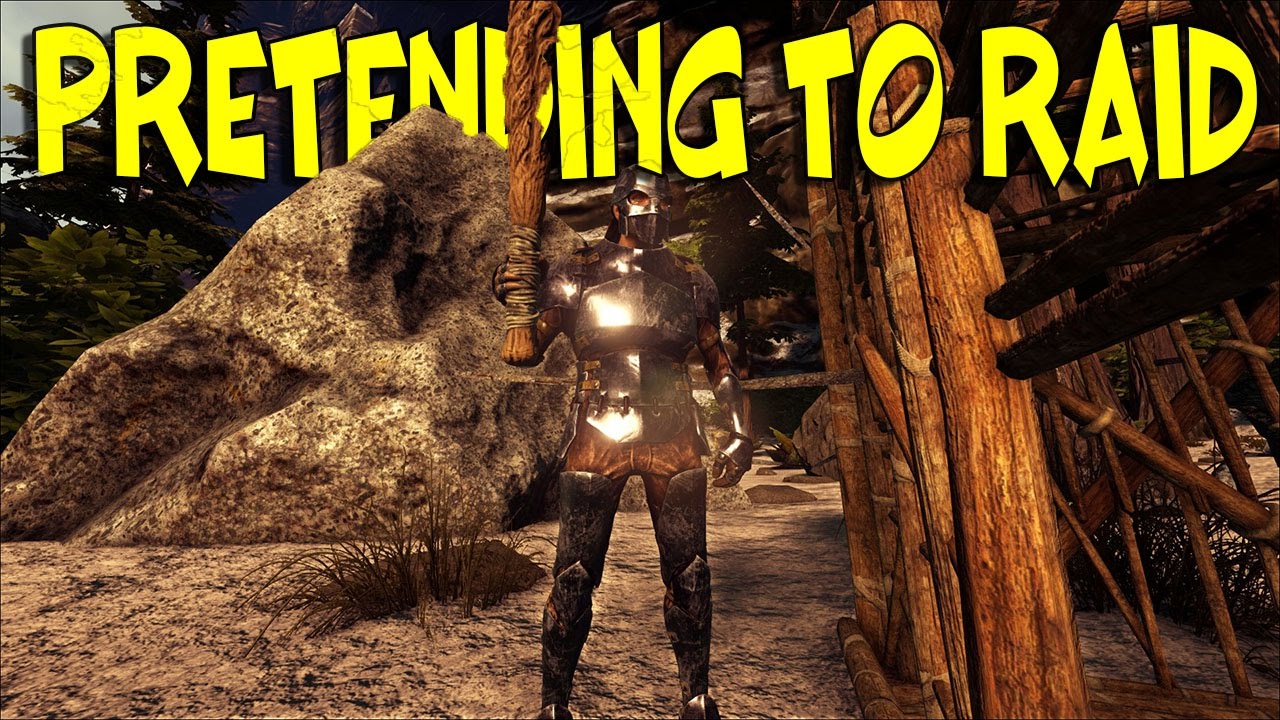 PRETENDING TO RAID NEWBIES | ARK: Survival Evolved