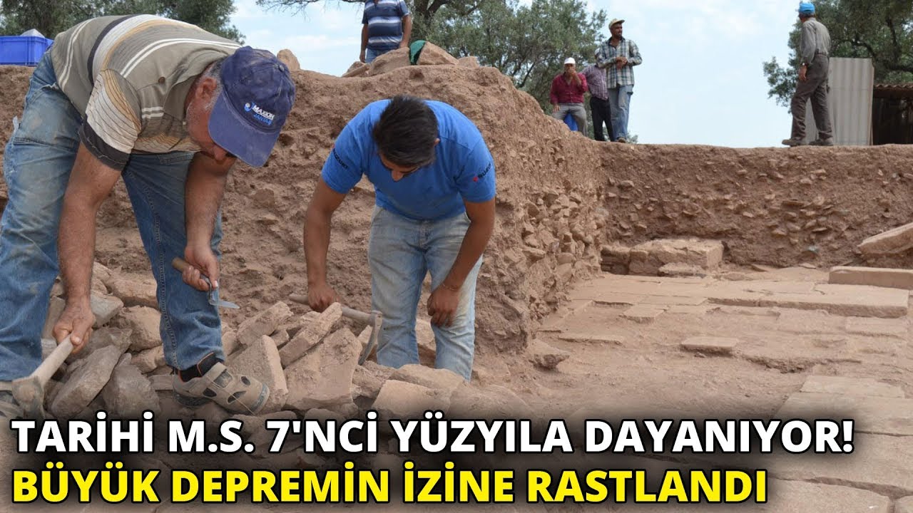 Antik kent Sardes'te büyük depremin izine rastlandı