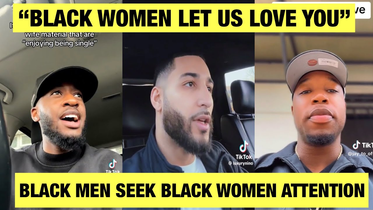 Black Men Begging Black Women To Love Them 😱 OMG Watch This #viralvideo 
