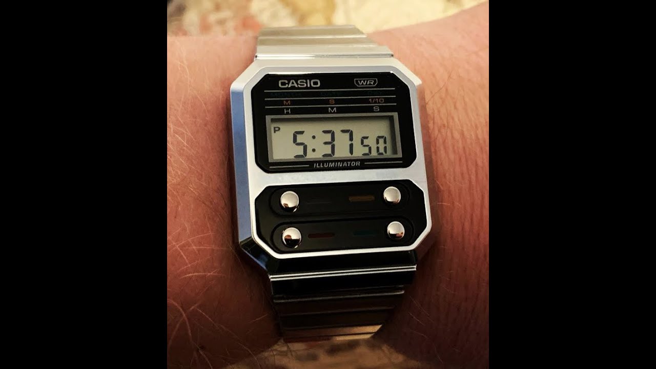 CASIO A-100 F100 Re-issue Review (Ripley's ALIEN Watch)