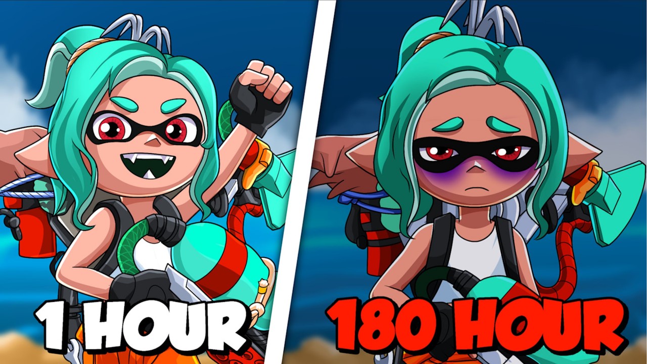 I Spent 180 Hours 100%ing Splatoon Raiders